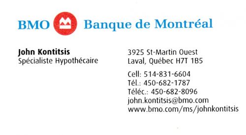 BMO - John Kontitsis à Laval